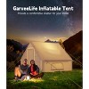 6-8 Person Inflatable Camping Tent, Large Inflatable Tent House with Air Pump, Quick Assembly Luxury Camping Tent, Waterproof Oxford Fabric Suitable - 2 of 4