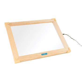 Guidecraft Ultra-slim LED Activity Tablet with Hardwood Beech Frame