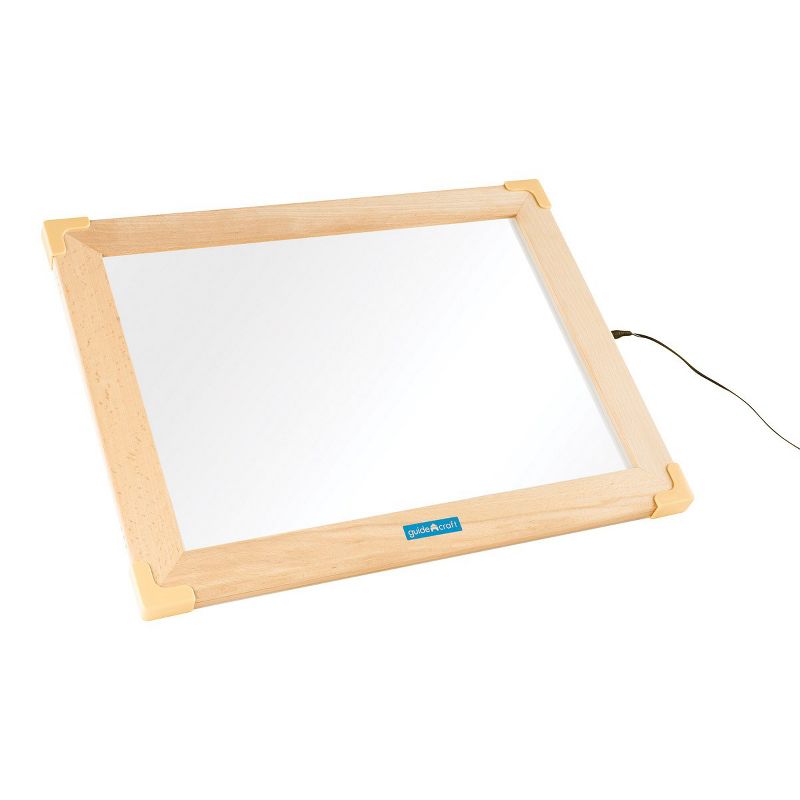 Guidecraft Ultra-slim LED Activity Tablet with Hardwood Beech Frame, 1 of 7