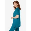 Woman Within Plus Size 7-Day Short-Sleeve Baseball Tunic - 4 of 4