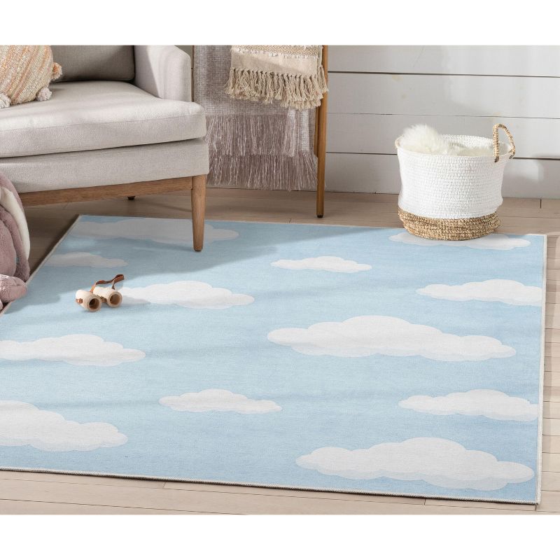 Well Woven Clouds Apollo Kids Collection Area Rug, 3 of 11