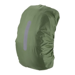 Unique Bargains Waterproof Backpack Rain Cover with Vertical Reflective Strap - 1 of 4