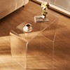 VEVOR Acrylic Console Table, Clear Acrylic End Table, Transparent Acrylic Side Table 37.95x15x29.13 inch, for Foyer, Living Room, Dining Room - 2 of 4
