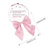 Allegra K Women's Adjustable Solid Color Pre-tied Bowknot Uniform Work Costume Bow Tie - 3 of 4