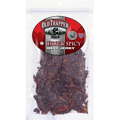 Old Trapper Hot & Spicy Beef Jerky - 10oz