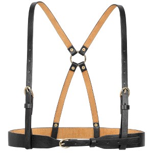 INSPIRE CHIC Women's Punk Waist Leather Strap Body Harness Gothic Wide Belts 1Pc - 1 of 4