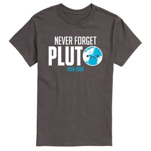 Men's - Instant Message - Never Forget Pluto Short Sleeve Graphic T-Shirt - 1 of 4