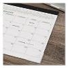 Two-Color Desk Pad, 21.75 x 17, White Sheets, Black Binding, Clear Corners, 12-Month (Jan to Dec): 2026 - 4 of 4