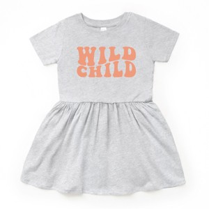 The Juniper Shop Wild Child Wavy Toddler Dress - 1 of 4