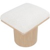 Meridian Furniture,Pavilion Black Boucle Fabric Bench/Stool - 4 of 4