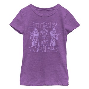 Girl's Star Wars Dark Side T-Shirt - 1 of 3