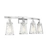 Savoy House Albany 4 - Light Vanity in  Polished Chrome - 4 of 4