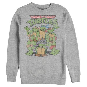 Men's Teenage Mutant Ninja Turtles Best Friend Shot Sweatshirt - 1 of 4