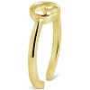 SHINE by Sterling Forever Sterling Silver Wave Open Band Ring - 3 of 3