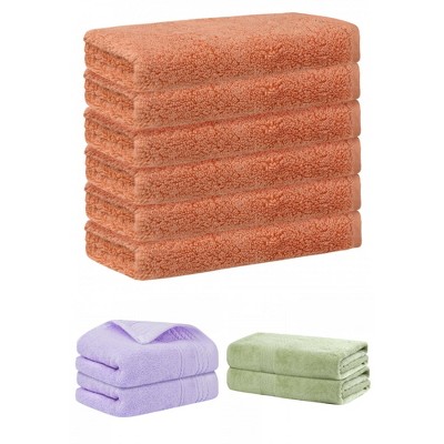 REGALWOVEN Striped Soft Absorbent Bathroom Cotton Towel Set 3 Pcs