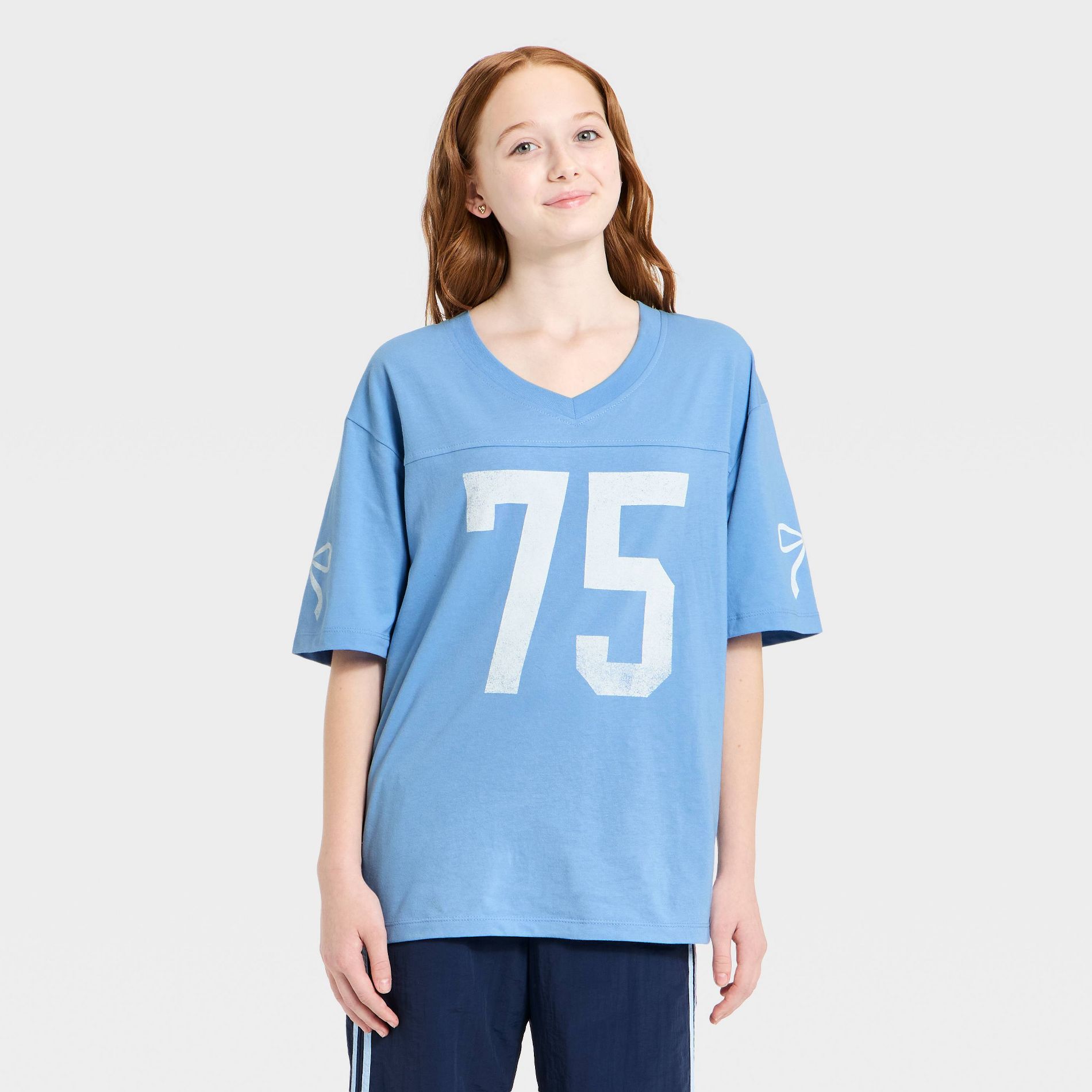 Girls' Oversized Graphic Jersey T-Shirt - art class™