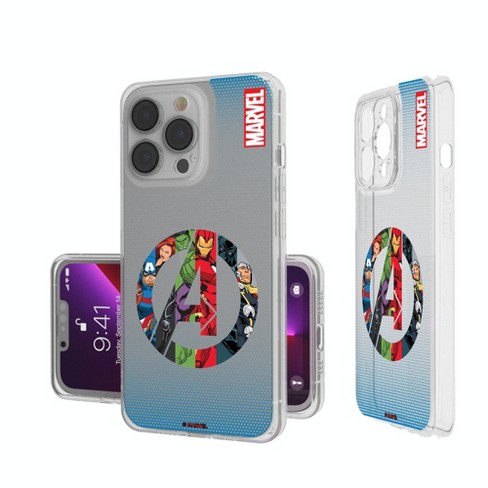 Keyscaper Marvel Grid Clear Cell Phone Case for iPhone 15 Plus - image 1 of 4