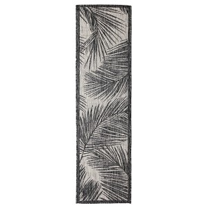 Liora Manne Carmel  Indoor/Outdoor Rug  Black.. - 1 of 4