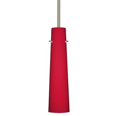 Besa Lighting Camino 1 - Light Pendant in  Satin Nickel