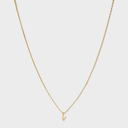 Initial pendant sale 14k gold