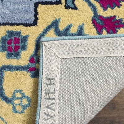 Bellagio Light Blue and Multi Wool Tufted Area Rug