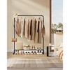 SONGMICS Clothes Rack, Clothing Rack for Hanging Clothes with Wheels, Heavy-Duty Metal Frame, Garment Rack, Clothes Storage and Display - image 2 of 4