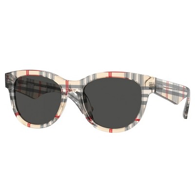 Burberry BE 4432U 412287 Womens Phantos Sunglasses Vintage Check 54mm