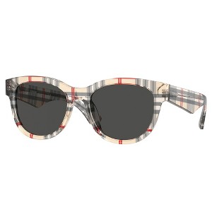 Burberry BE 4432U 412287 Womens Phantos Sunglasses Vintage Check 54mm - 1 of 3
