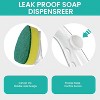 Non Scratch Dishwand Refill Handle with Sponge Heads, Soap Dispenser Scrubbers Set for Dishwashing and Kitchen Cleaning - 2 of 4
