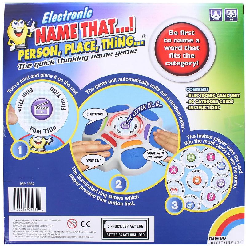 Intex Entertainment Name That! Person Place Thing Electronic Game, 2 of 4