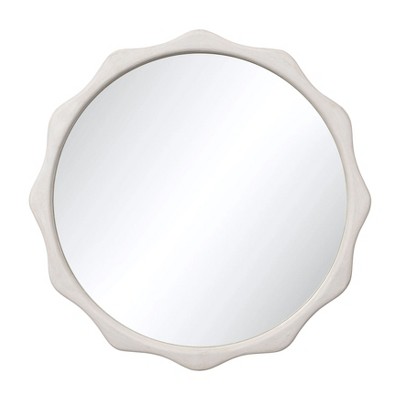 MH London Celeste 30" x 30" Solid Wood Wall Mounted Accent Mirror