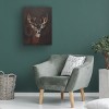 Jim Brune 'White Tailed 12 Point Buck' Canvas Art - 4 of 4