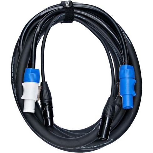 American Dj Powercon And 3 Pin Dmx Cable Combo : Target