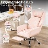 DYHOME Multi-Position Office Chair - PU Leather with Foldable Arms & Lumbar Support, Ergonomic for Home Office, Christmas Gift - 4 of 4