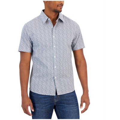 Michael Kors Mens Floral Button Up Shirt