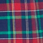 evening blue plaid