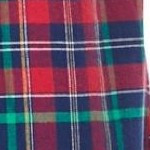 evening blue plaid