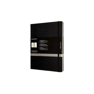 Undated Pro Project Planner 10" x 7.5" Weekly XL Black - Moleskine