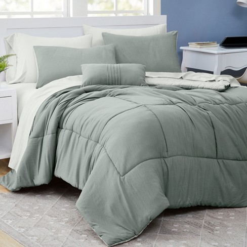 Modern Threads 6 Piece Reversible, Twin Bed Comforter Sets Clearance Canada