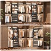 Aheaplus Walk-In Closet Organizer with 8 Hanging Rods, Wardrobe Closet System with Shelves - 4 of 4