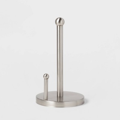 Sur La Table Stainless Steel Paper Towel Holder, Silver