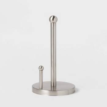 Home Basics Wire Collection Paper Towel Holder, Chrome : Target