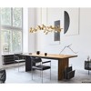 Urban Ambiance Luxury Eclectic Indoor Chandelier,  9-1/2''H x 16"W x 50-1/2''D,  Gold Ombre Finish, UHP4995 - 2 of 4