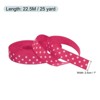 Unique Bargains Polyester Washable Soft Grosgrain Ribbons for DIY Crafts Gift - 2 of 4
