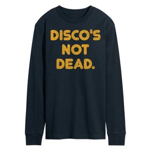 Men's - Instant Message - Discos Not Dead Long Sleeve Graphic T-Shirt - 1 of 4
