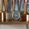 Stainless Steel Clock with Leather Stand - Olivia & May - 2 of 4