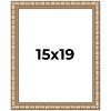 PosterPalooza | 15x19 Modern Bamboo Picture Frame, UV Acrylic, 5 Finishes - 2 of 4