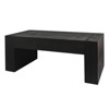 Living Room Wood Table, Versatile Table ,Black Wood Coffee Table,Modern Black Solid Wood Coffee Table - 4 of 4