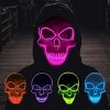 Halloween skull LED light-emitting mask Cold light atmosphere stage performance props New Year's party carnival masks - 4 of 4