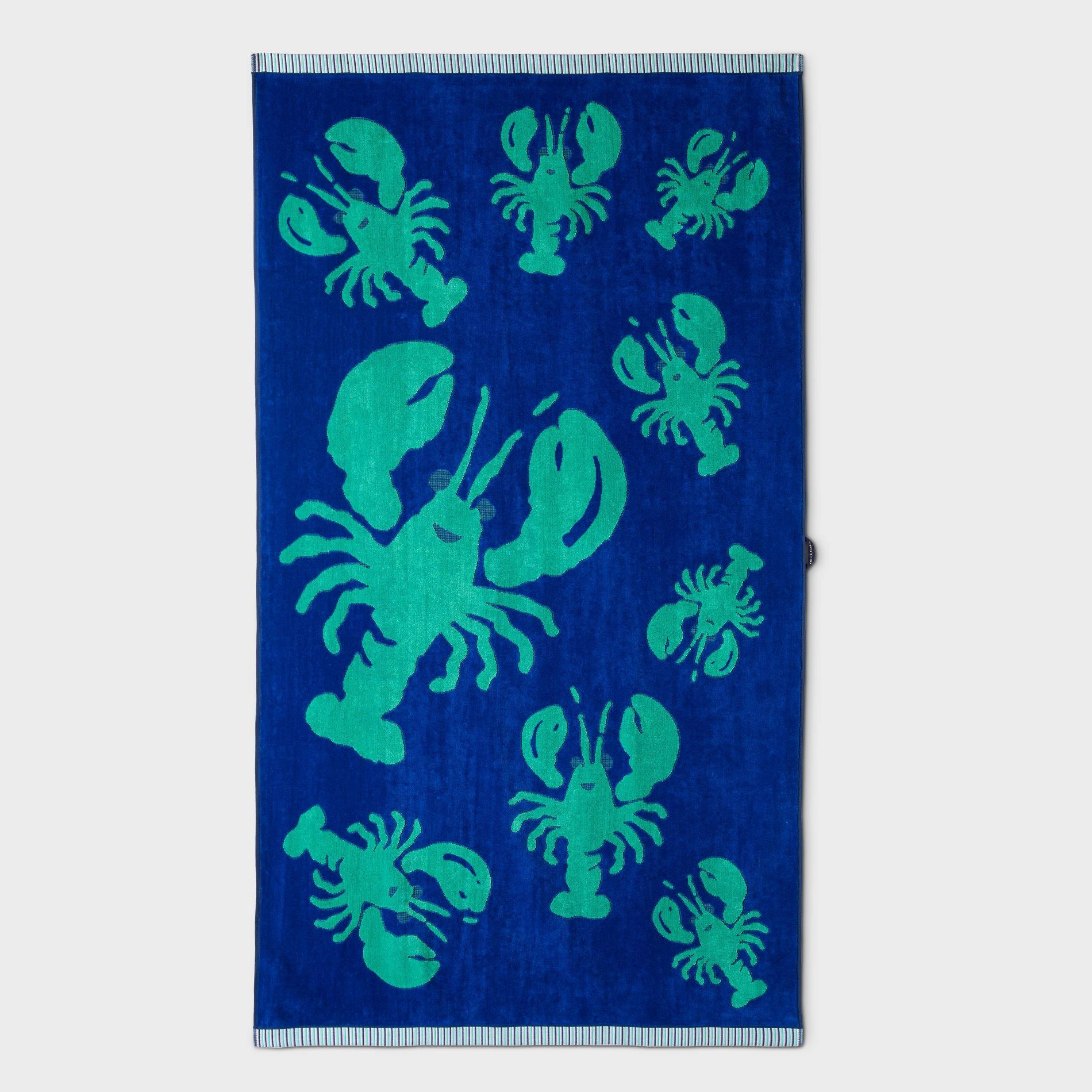 Lobsters Beach Towel Cobalt Blue - Roller Rabbit x Target